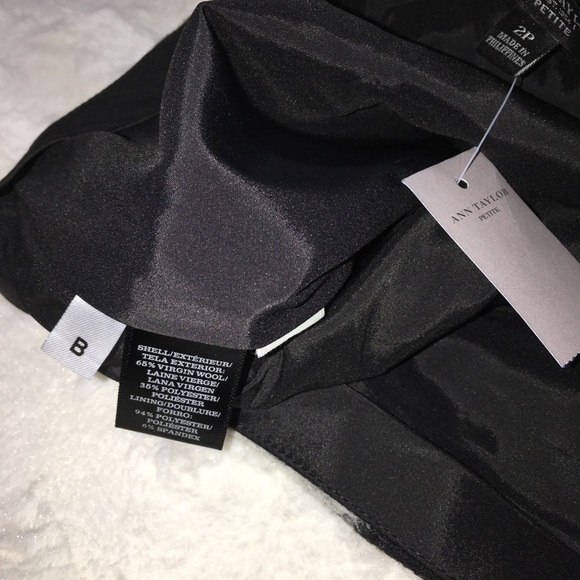 Ann Taylor Wool Zebra Print Skirt NWT Size 2P - Picture 7 of 8